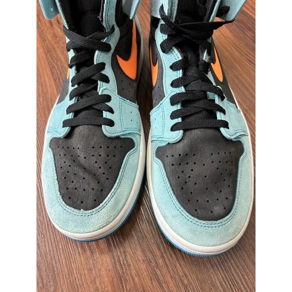 Nike Air Jordan 1 Zoom Air CMFT 2 Mens Size 10.5  Bleached Aqua DV1307-408 Shoes